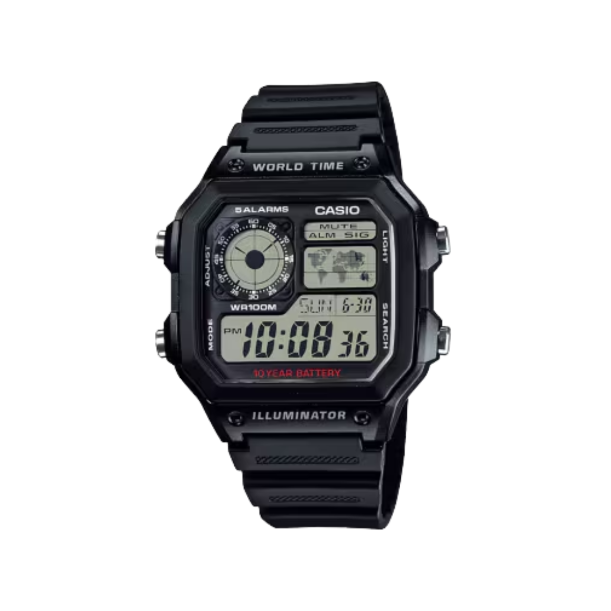 Casio Digital AE-1200WH-1A