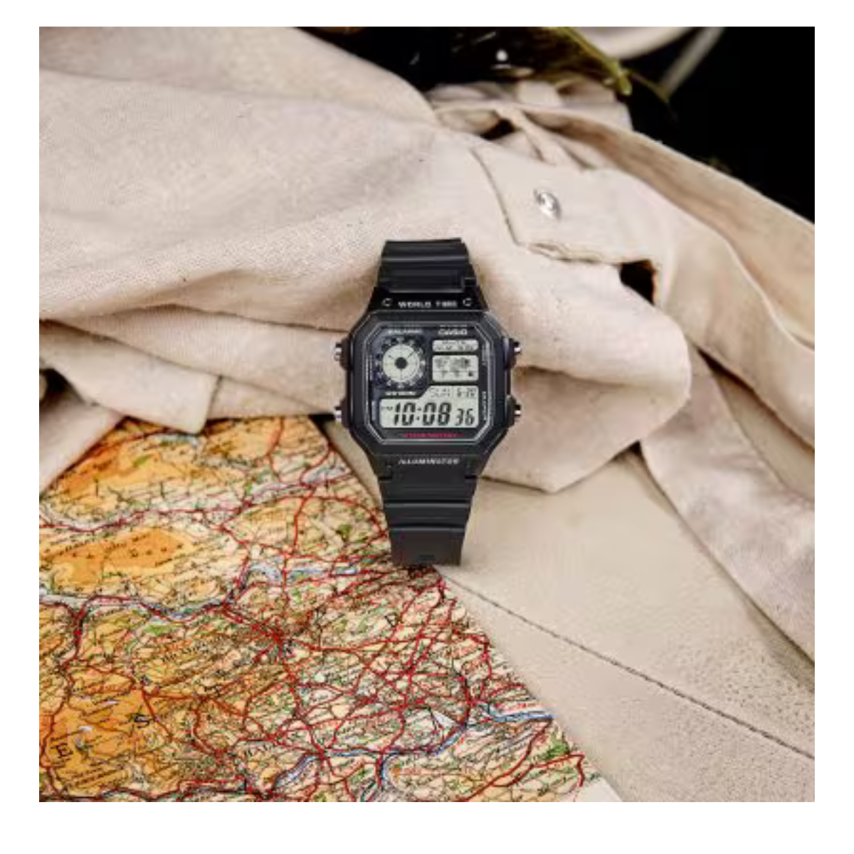 Casio Digital AE-1200WH-1A