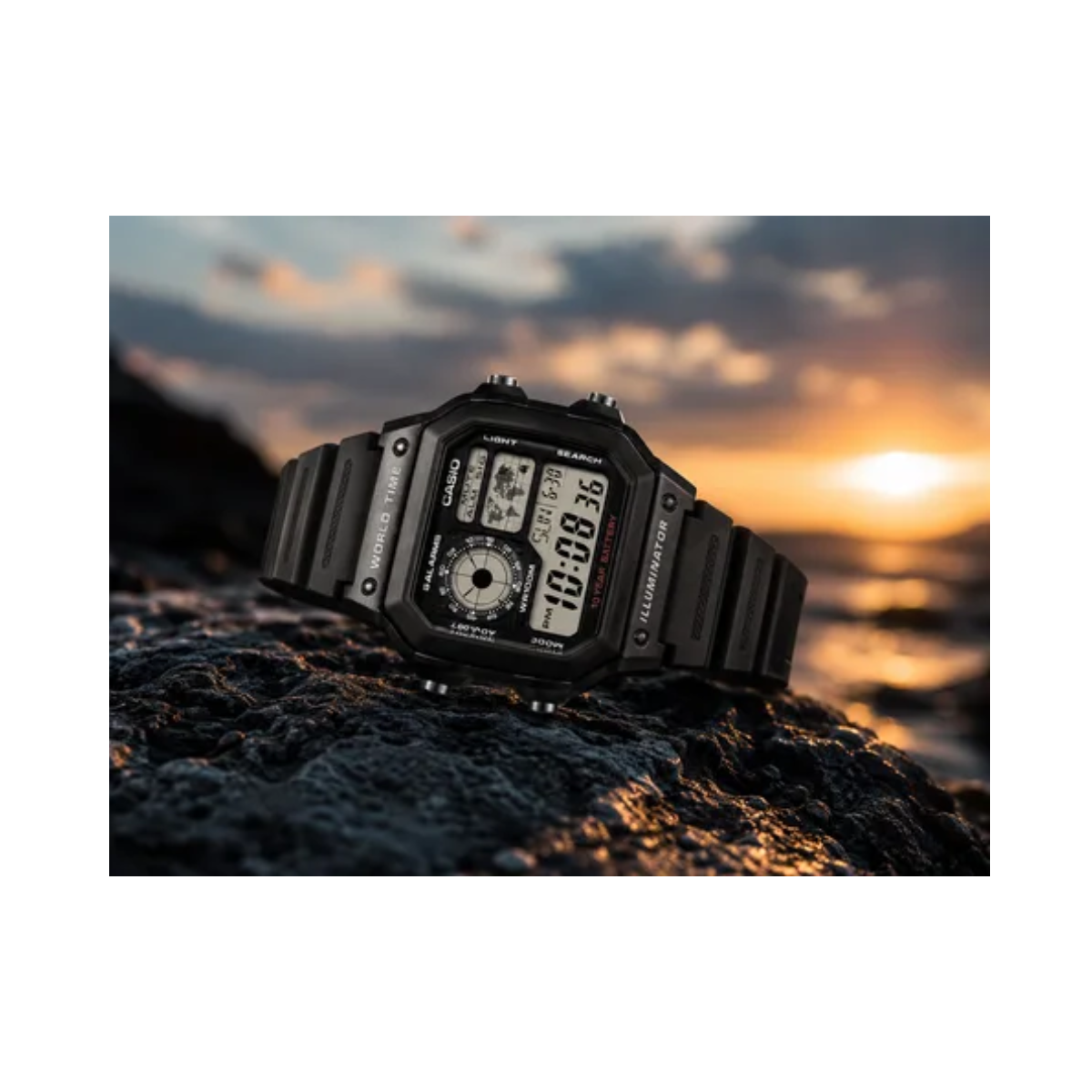 Casio Digital AE-1200WH-1A