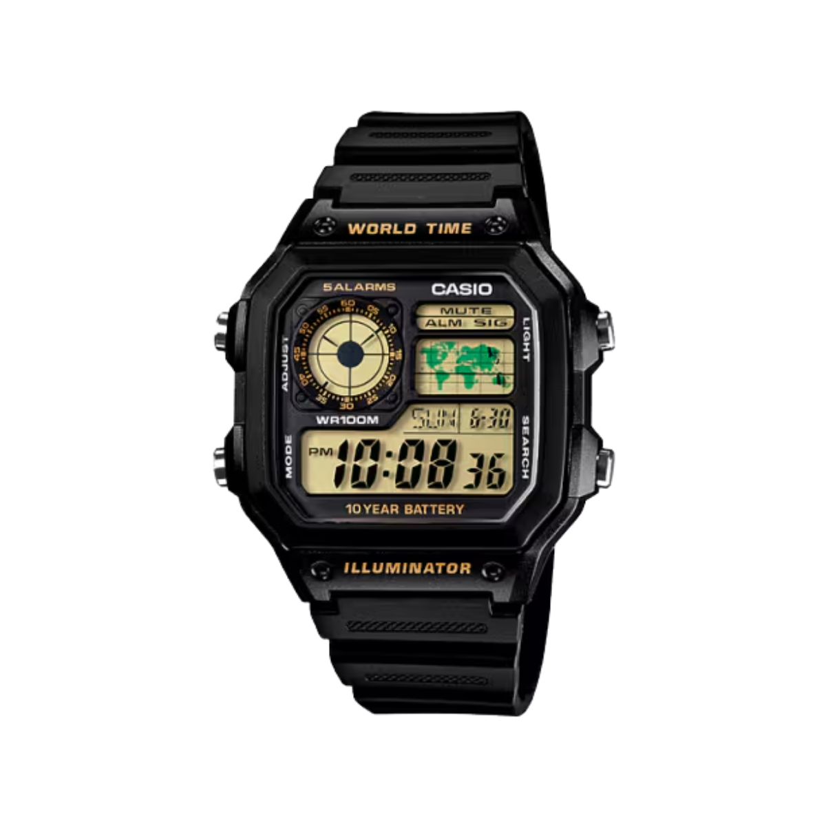 Casio Digital AE-1200WH-1B