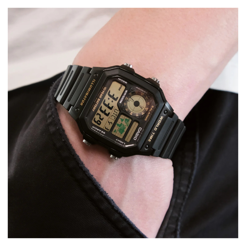 Casio Digital AE-1200WH-1B