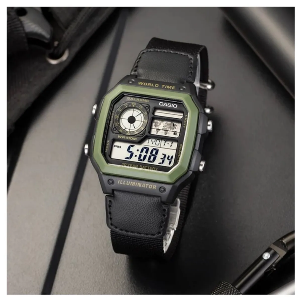 Casio Digital AE-1200WHB-1BV