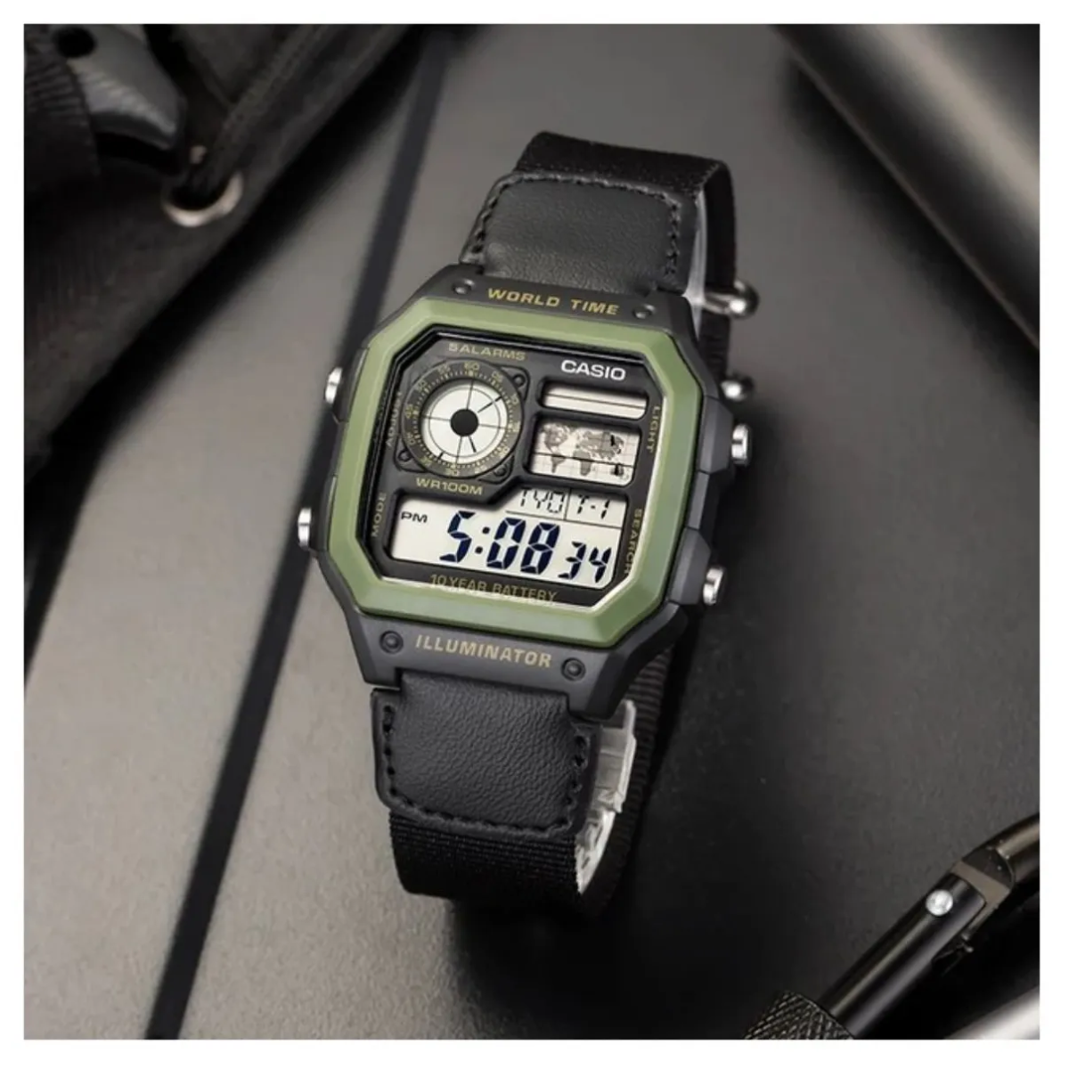 Casio Digital AE-1200WHB-1BV