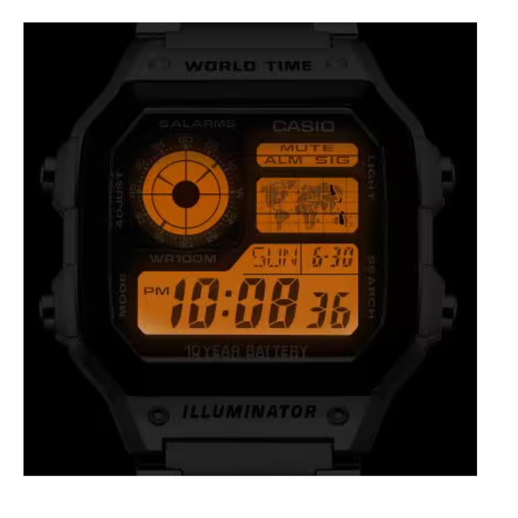 Casio Digital AE-1200WHD-1A