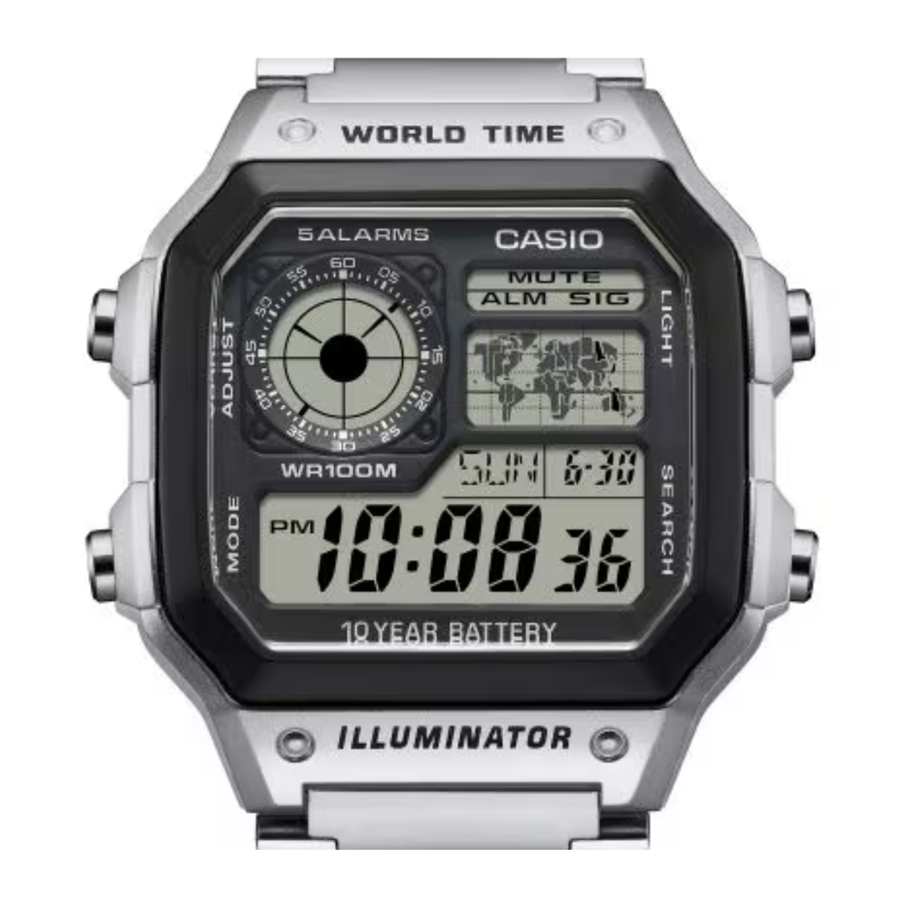 Casio Digital AE-1200WHD-1A
