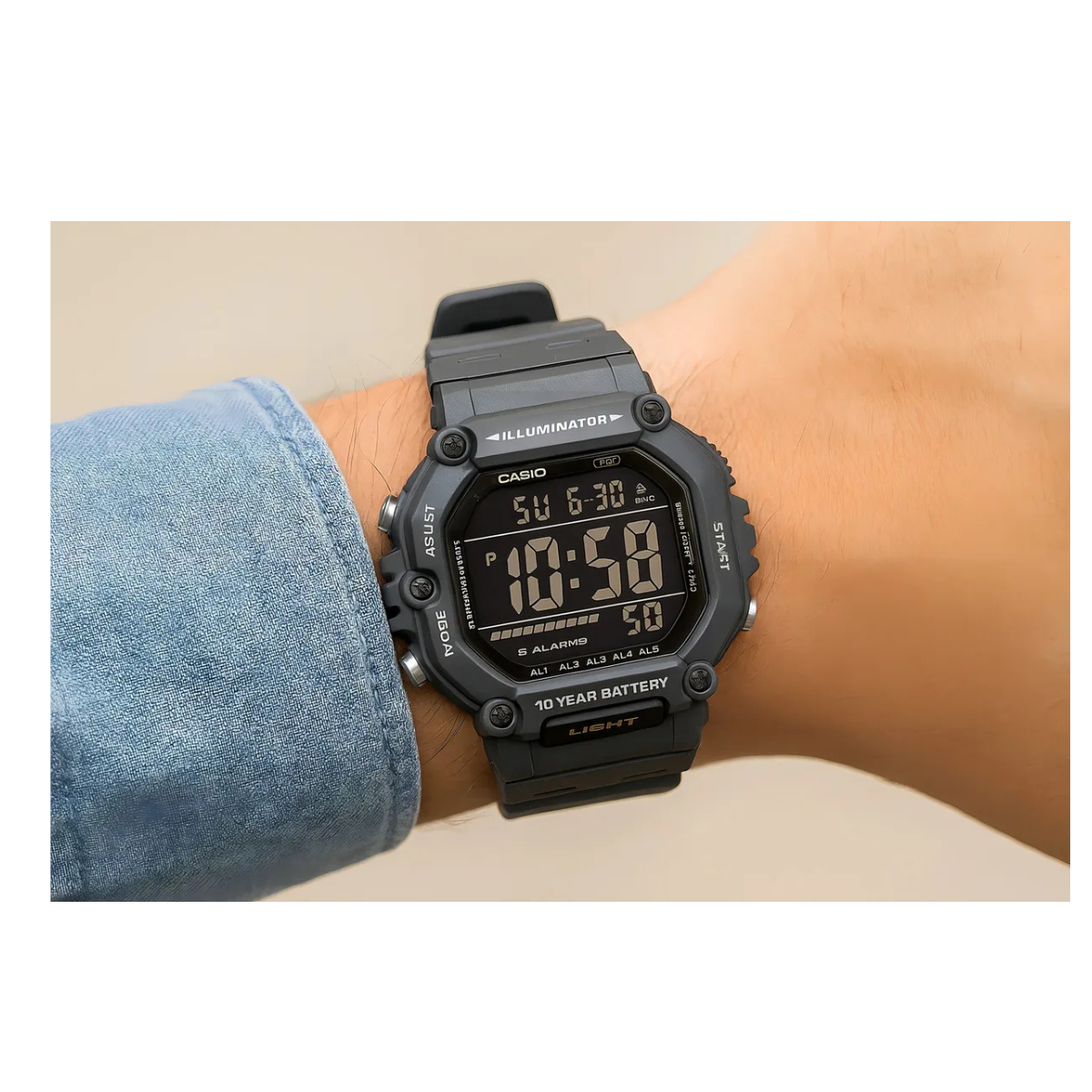 Casio Digital AE-1600H-8B