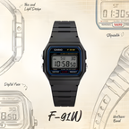 Casio Digital F-91W-1D