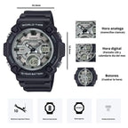 Casio Analógo-Digital AEQ-120W-7A