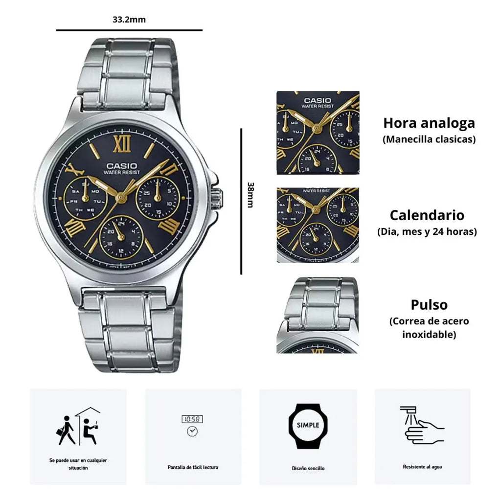 Casio Classic Analógico LTP-V300D-1A2
