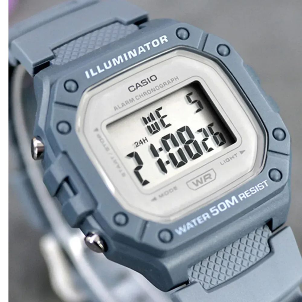 Casio Digital W-218HC-2AV