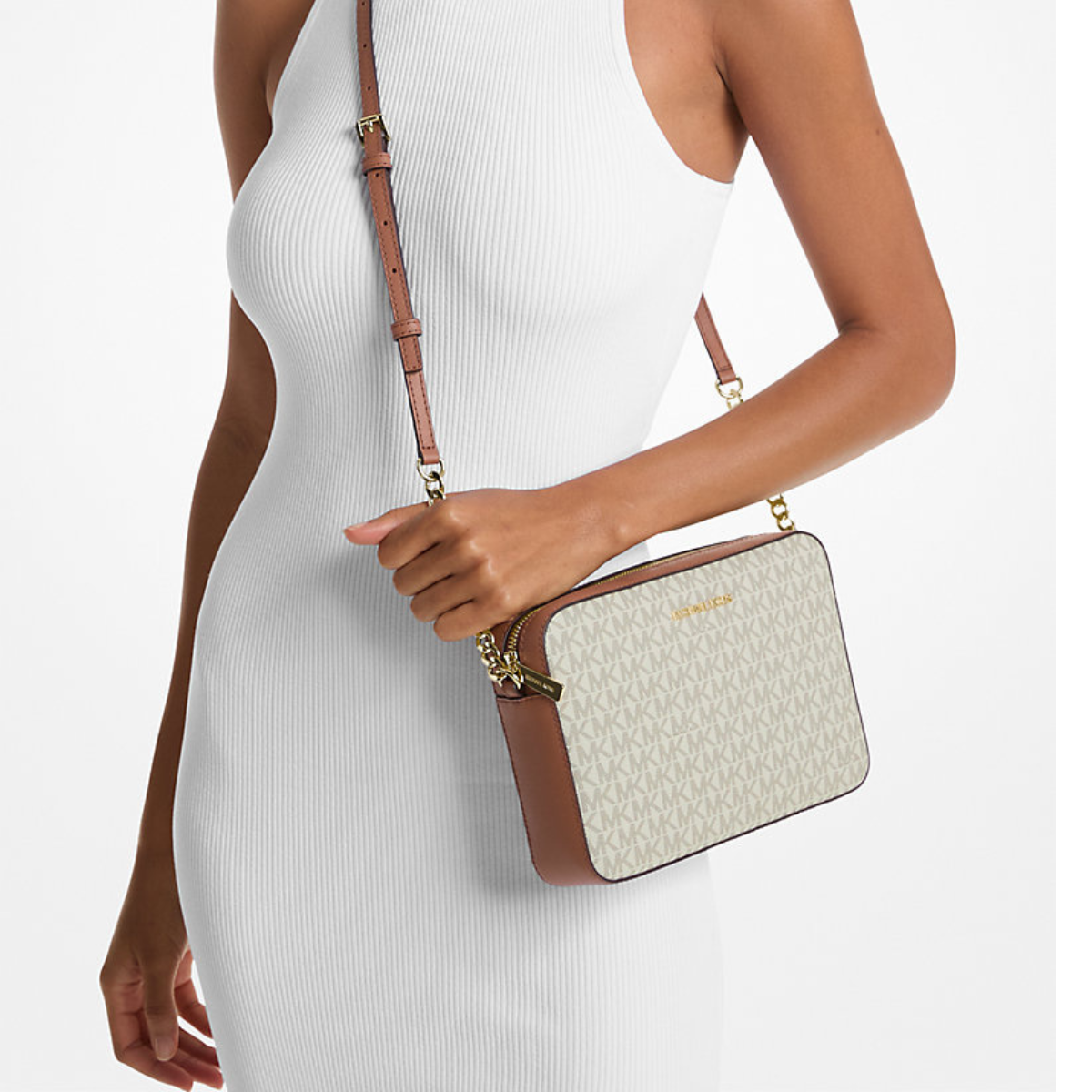 Michael Kors Jet Set Large Logo Crossbody