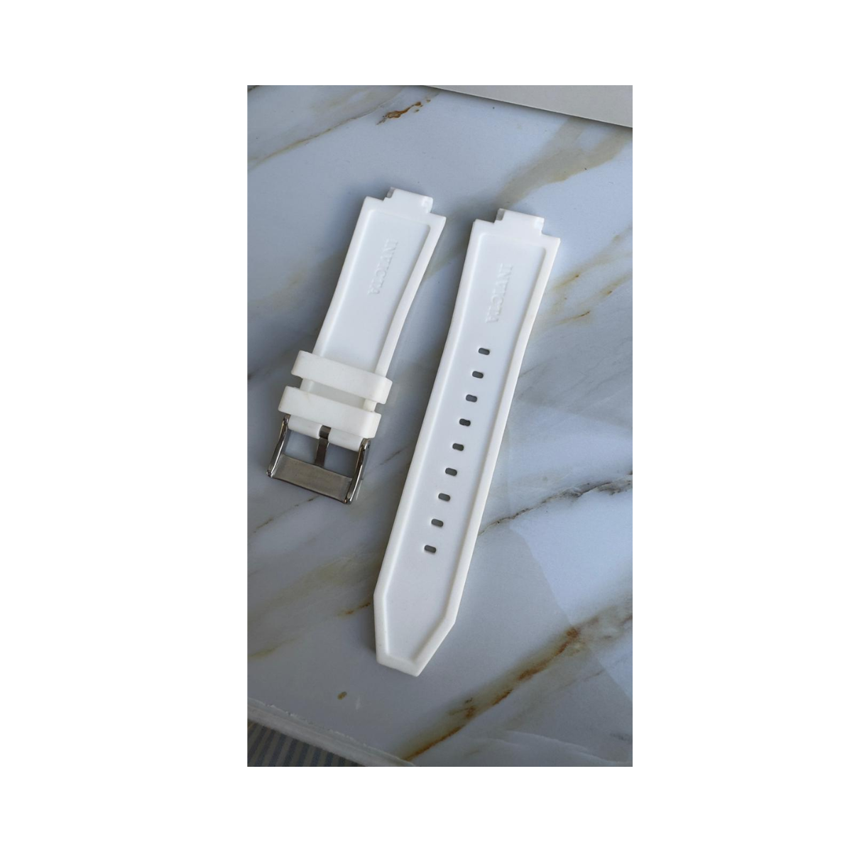 Manilla Invicta Aviator Blanco 26mm