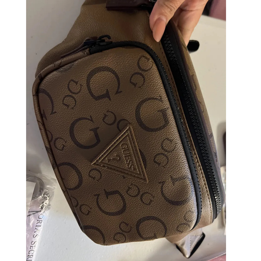 Riñonera Guess Signature Fanny Unisex